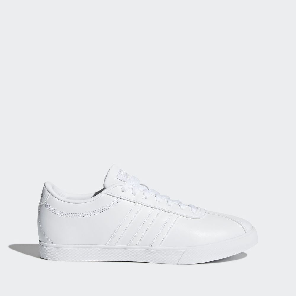 Adidas Courtset - αθλητικα παπουτσια γυναικεια - Ασπρα/Ασημι,Μέγεθος: EU 36 – 54 2/3 (593LGFRS)